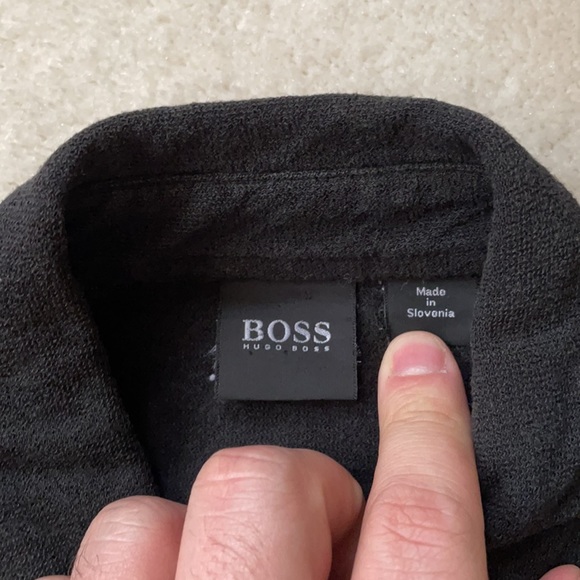 Men’s black Hugo Boss short sleeve Shirt - Picture 4 of 15